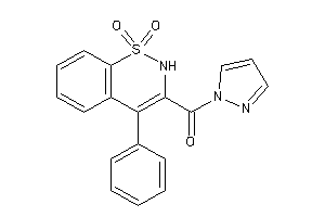 (1,1-diketo-4-phenyl-2H-benzo[e]thiazin-3-yl)-pyrazol-1-yl-methanone