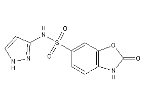 2-keto-N-(1H-pyrazol-3-yl)-3H-1,3-benzoxazole-6-sulfonamide