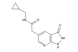 N-(cyclopropylmethyl)-2-(3-keto-1,2-dihydropyrazolo[3,4-b]pyridin-5-yl)acetamide