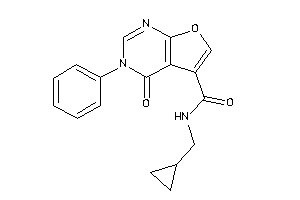 N-(cyclopropylmethyl)-4-keto-3-phenyl-furo[2,3-d]pyrimidine-5-carboxamide