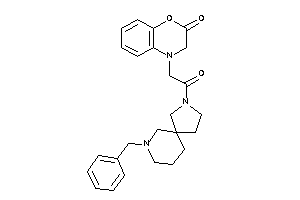 Image of 4-[2-(7-benzyl-3,7-diazaspiro[4.5]decan-3-yl)-2-keto-ethyl]-3H-1,4-benzoxazin-2-one