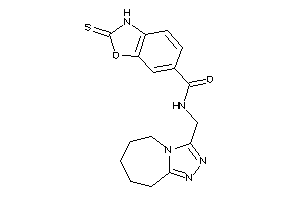 N-(6,7,8,9-tetrahydro-5H-[1,2,4]triazolo[4,3-a]azepin-3-ylmethyl)-2-thioxo-3H-1,3-benzoxazole-6-carboxamide