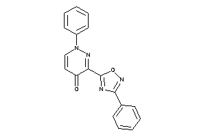 1-phenyl-3-(3-phenyl-1,2,4-oxadiazol-5-yl)pyridazin-4-one