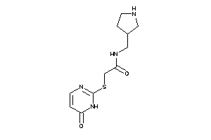 2-[(6-keto-1H-pyrimidin-2-yl)thio]-N-(pyrrolidin-3-ylmethyl)acetamide