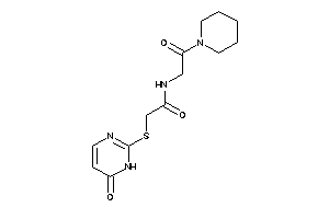 N-(2-keto-2-piperidino-ethyl)-2-[(6-keto-1H-pyrimidin-2-yl)thio]acetamide