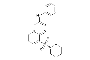 2-(2-keto-3-piperidinosulfonyl-1-pyridyl)-N-phenyl-acetamide