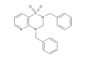 2,4-dibenzyl-3H-pyrido[2,3-e][1,2,4]thiadiazine 1,1-dioxide