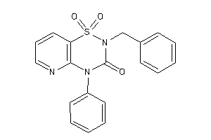 Image of 2-benzyl-1,1-diketo-4-phenyl-pyrido[2,3-e][1,2,4]thiadiazin-3-one