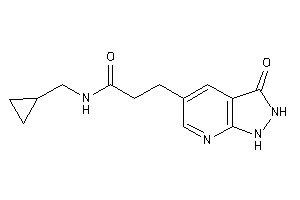 N-(cyclopropylmethyl)-3-(3-keto-1,2-dihydropyrazolo[3,4-b]pyridin-5-yl)propionamide