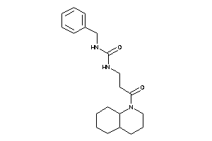 1-[3-(3,4,4a,5,6,7,8,8a-octahydro-2H-quinolin-1-yl)-3-keto-propyl]-3-benzyl-urea