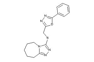 2-phenyl-5-[(6,7,8,9-tetrahydro-5H-[1,2,4]triazolo[4,3-a]azepin-3-ylthio)methyl]-1,3,4-oxadiazole