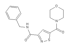 N-benzyl-5-(morpholine-4-carbonyl)isothiazole-3-carboxamide