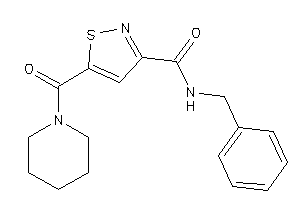 N-benzyl-5-(piperidine-1-carbonyl)isothiazole-3-carboxamide