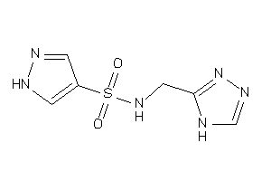 N-(4H-1,2,4-triazol-3-ylmethyl)-1H-pyrazole-4-sulfonamide