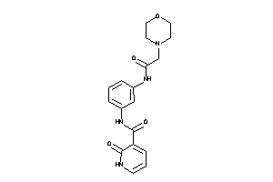 2-keto-N-[3-[(2-morpholinoacetyl)amino]phenyl]-1H-pyridine-3-carboxamide