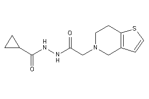 N'-[2-(6,7-dihydro-4H-thieno[3,2-c]pyridin-5-yl)acetyl]cyclopropanecarbohydrazide