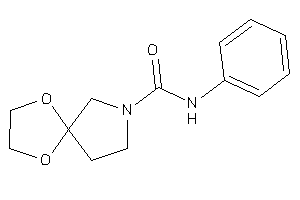 N-phenyl-6,9-dioxa-3-azaspiro[4.4]nonane-3-carboxamide