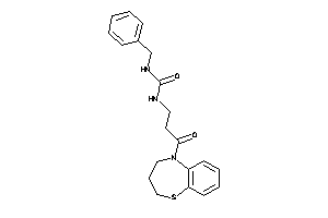 1-benzyl-3-[3-(3,4-dihydro-2H-1,5-benzothiazepin-5-yl)-3-keto-propyl]urea