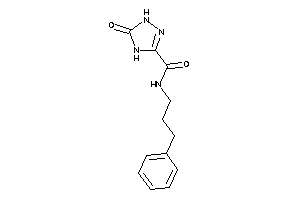 5-keto-N-(3-phenylpropyl)-1,4-dihydro-1,2,4-triazole-3-carboxamide