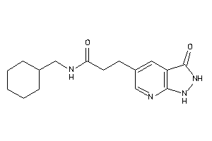 N-(cyclohexylmethyl)-3-(3-keto-1,2-dihydropyrazolo[3,4-b]pyridin-5-yl)propionamide