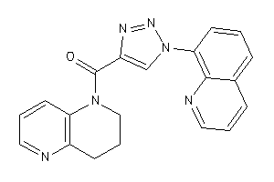 Image of 3,4-dihydro-2H-1,5-naphthyridin-1-yl-[1-(8-quinolyl)triazol-4-yl]methanone