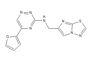 [5-(2-furyl)-1,2,4-triazin-3-yl]-(imidazo[2,1-b][1,3,4]thiadiazol-6-ylmethyl)amine