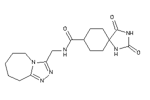 1,3-diketo-N-(6,7,8,9-tetrahydro-5H-[1,2,4]triazolo[4,3-a]azepin-3-ylmethyl)-2,4-diazaspiro[4.5]decane-8-carboxamide