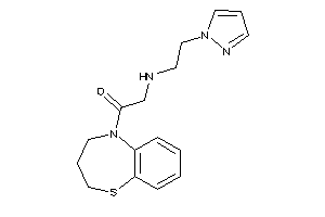 1-(3,4-dihydro-2H-1,5-benzothiazepin-5-yl)-2-(2-pyrazol-1-ylethylamino)ethanone