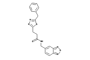 N-(benzofurazan-5-ylmethyl)-3-(5-benzyl-1,3,4-oxadiazol-2-yl)propionamide