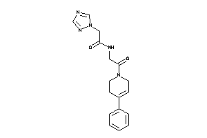 N-[2-keto-2-(4-phenyl-3,6-dihydro-2H-pyridin-1-yl)ethyl]-2-(1,2,4-triazol-1-yl)acetamide