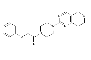 Image of 1-[4-(7,8-dihydro-5H-pyrano[4,3-d]pyrimidin-2-yl)piperazino]-2-phenoxy-ethanone