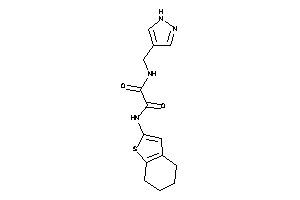 N-(1H-pyrazol-4-ylmethyl)-N'-(4,5,6,7-tetrahydrobenzothiophen-2-yl)oxamide