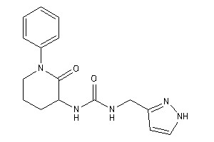 1-(2-keto-1-phenyl-3-piperidyl)-3-(1H-pyrazol-3-ylmethyl)urea