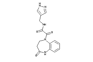 2-keto-2-(4-keto-3,5-dihydro-2H-1,5-benzodiazepin-1-yl)-N-(1H-pyrazol-4-ylmethyl)acetamide