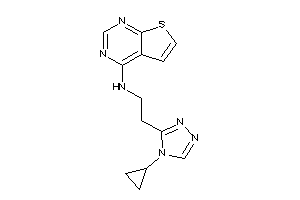 2-(4-cyclopropyl-1,2,4-triazol-3-yl)ethyl-thieno[2,3-d]pyrimidin-4-yl-amine