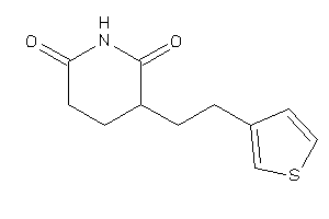 Image of 3-[2-(3-thienyl)ethyl]piperidine-2,6-quinone