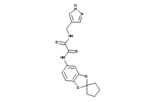 N-(1H-pyrazol-4-ylmethyl)-N'-spiro[1,3-benzodioxole-2,1'-cyclopentane]-5-yl-oxamide