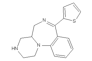 7-(2-thienyl)-1,2,3,4,4a,5-hexahydropyrazino[1,2-a][1,4]benzodiazepine