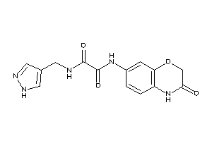 N-(3-keto-4H-1,4-benzoxazin-7-yl)-N'-(1H-pyrazol-4-ylmethyl)oxamide