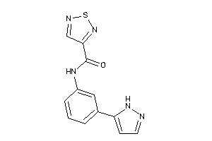 N-[3-(1H-pyrazol-5-yl)phenyl]-1,2,5-thiadiazole-3-carboxamide