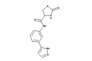 2-keto-N-[3-(1H-pyrazol-5-yl)phenyl]thiazolidine-4-carboxamide