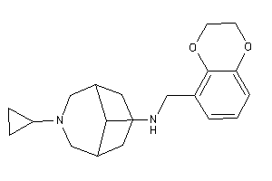 (3-cyclopropyl-3-azabicyclo[3.3.1]nonan-9-yl)-(2,3-dihydro-1,4-benzodioxin-5-ylmethyl)amine
