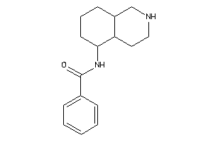 N-(1,2,3,4,4a,5,6,7,8,8a-decahydroisoquinolin-5-yl)benzamide