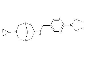 (3-cyclopropyl-3-azabicyclo[3.3.1]nonan-9-yl)-[(2-pyrrolidinopyrimidin-5-yl)methyl]amine