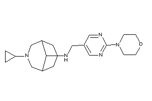 (3-cyclopropyl-3-azabicyclo[3.3.1]nonan-9-yl)-[(2-morpholinopyrimidin-5-yl)methyl]amine