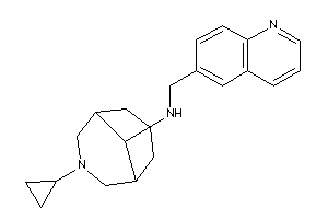 (3-cyclopropyl-3-azabicyclo[3.3.1]nonan-9-yl)-(6-quinolylmethyl)amine