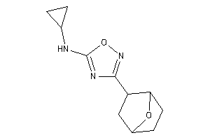 Image of Cyclopropyl-[3-(7-oxabicyclo[2.2.1]heptan-5-yl)-1,2,4-oxadiazol-5-yl]amine
