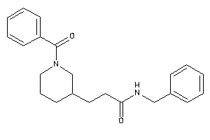 3-(1-benzoyl-3-piperidyl)-N-benzyl-propionamide