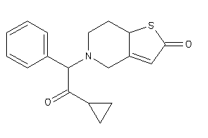 Image of 5-(2-cyclopropyl-2-keto-1-phenyl-ethyl)-4,6,7,7a-tetrahydrothieno[3,2-c]pyridin-2-one