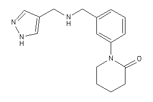 1-[3-[(1H-pyrazol-4-ylmethylamino)methyl]phenyl]-2-piperidone